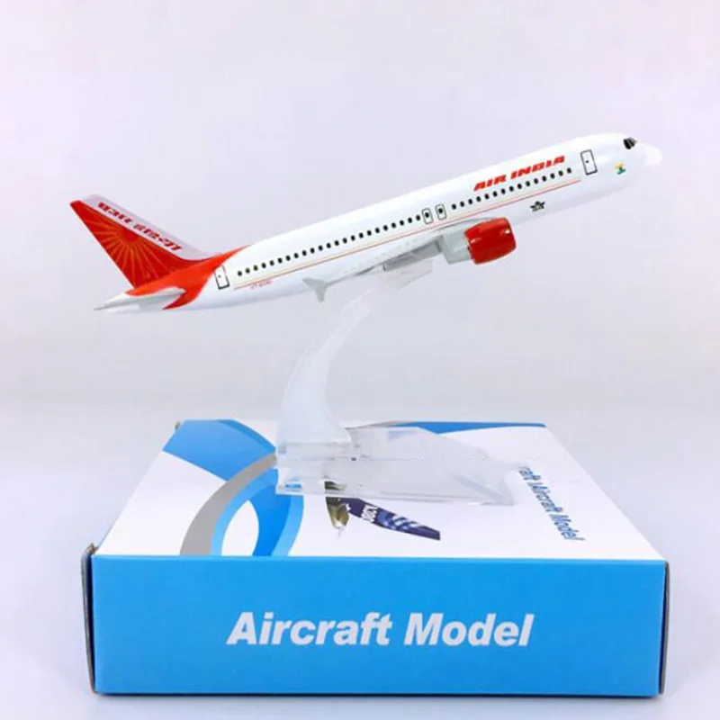 

16CM 1:400 Airbus A320-200 model Air INDIA airways airlines with base alloy aircraft plane collectible display model collection