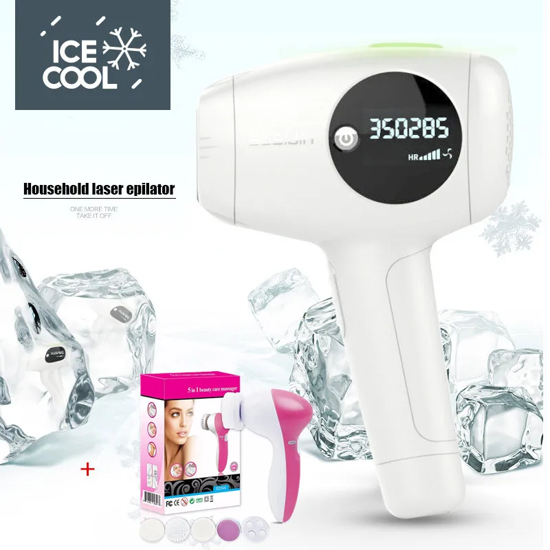 Bosidin IPL Hair Removal ICE Cool Epilator Permanent Laser Hair Removal Home Bikini Trimmer Electric Photorejuvenation Depilador