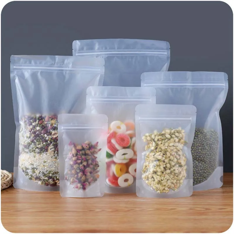 

Disposable Thick Transparent PE Food Whole Grains Candy Kitchen Cocina Supplies Storage Bag Waterproof Sealed Bag