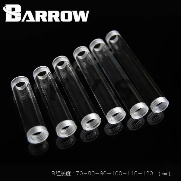 

Barrow ID:14mm OD:18mm PMMA Acrylic Tube Hose 120mm YKLSNYC-120
