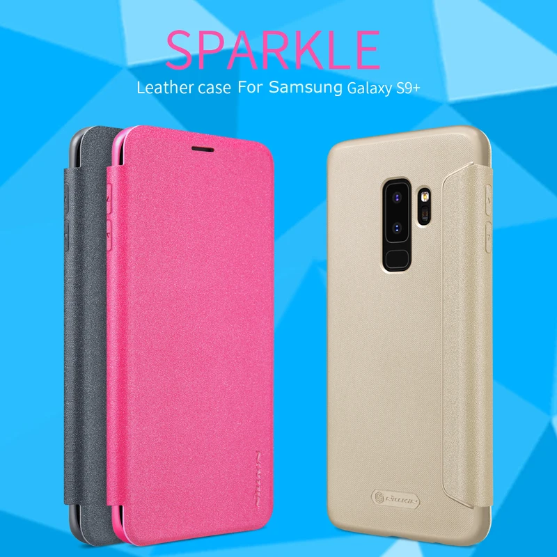 

For Samsung Galaxy s9+ Flip Case High Quality Leather Cover For Samsung Galaxy s9+ NILLKIN Case For Samsung Galaxy s9+/S9 plus