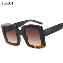 Негабаритные Квадратные Солнцезащитные очки Для женщин Брендовая Дизайнерская обувь прозрачными линзами солнцезащитные очки женский большой кадр очки для вечеринки Óculos