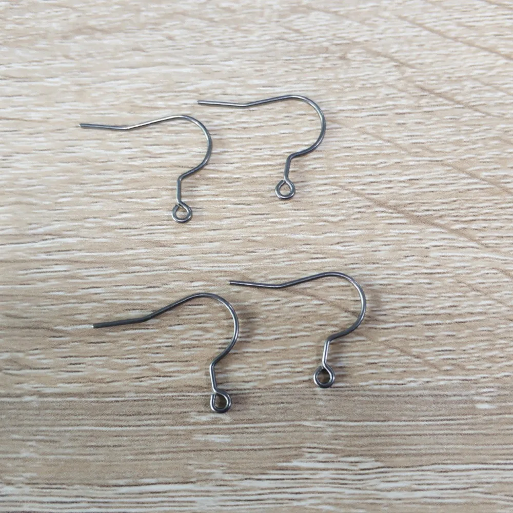 Pure Titanium Hooks, Ear Wires - Silver and Gold Tone Findings