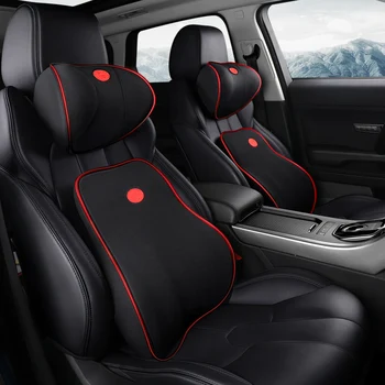 

Car Cushion Seat Lumbar Support Office Chair Low Back Pain Pillow Memory Foam Black Posture Correction