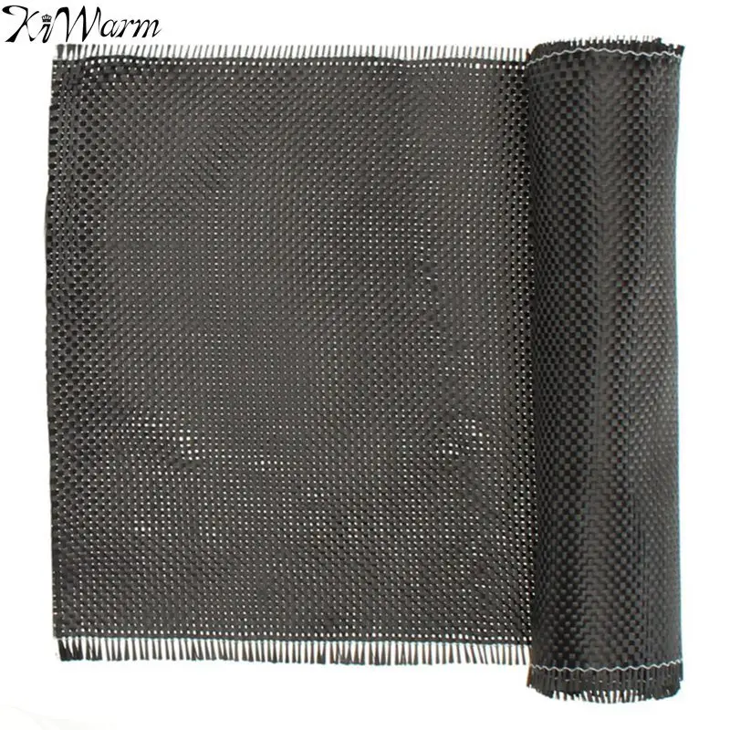 

KiWarm Newest 3K 200gsm 1mx1m High Strength Carbon Fiber Cloth 0.25mm Thickness For Models Car Parts Sport Equipments 40'' Width