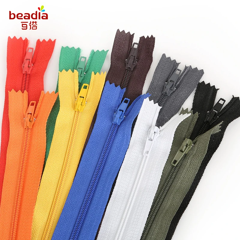 Nylon Zipper 30pcs/lot 20cm length multicolor zipper on Home Textile