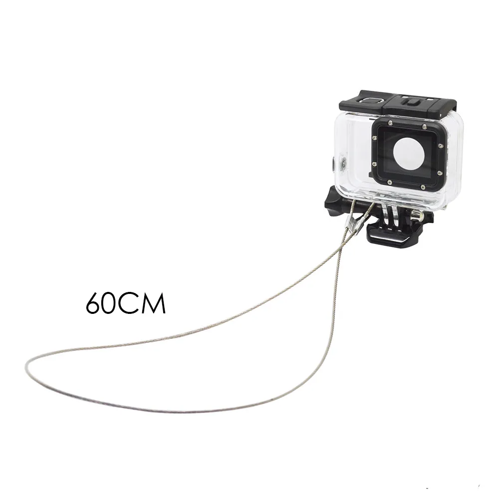 5PCS-Stainless-Steel-Silver-Black-Safety-60cm-Tether-Lanyard-Strap-for-GoPro-Hero-5-4-3 (1)