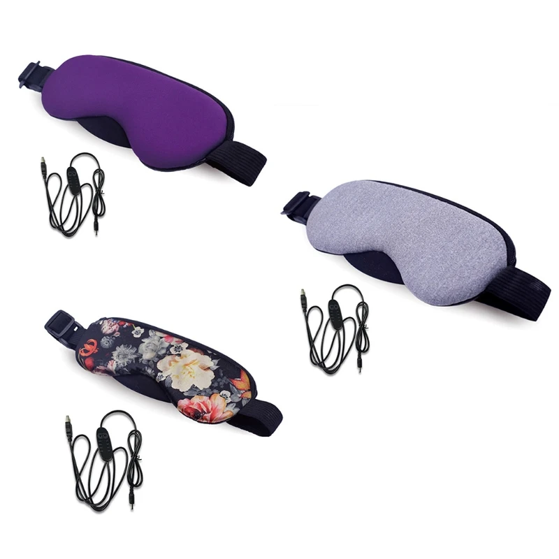 

Kemei Temperature Control Heat Steam Cotton Eye Mask Dry Tired Compress USB Hot Pads