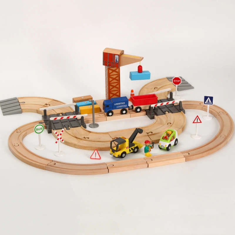 remote control wooden train