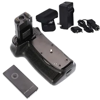 

Battery Grip For Canon EOS 6D Mark II 6DII 6D2 DSLR Camera As BG-E21 + IR remote control +2x LP-E6 battery +Wall/car Charger