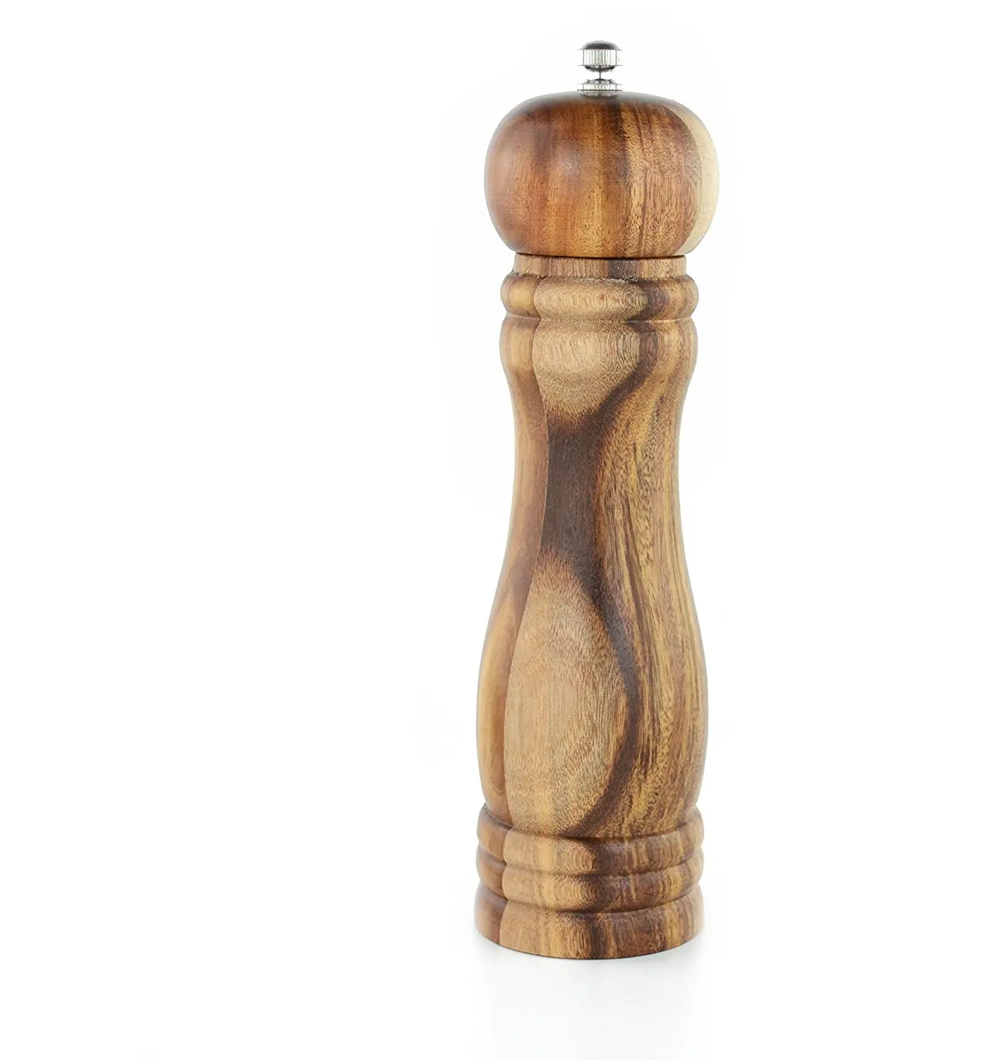 Acacia Wood Spice Pepper Mill Salt Grinder Muller Tool with Ceramic