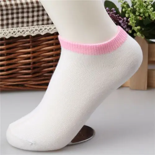 10 пар/лот = 20 штук милые женские невидимые носки забавные однотонные плюшевые женские носки-лодочки художественные носки короткие женские - Цвет: Baifenhong A