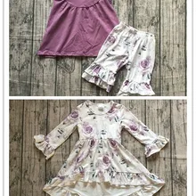 Новинка, 2 стиля, летняя и весенняя одежда для маленьких девочек, комплект из топа с шортами для девочек, весеннее платье, одежда, милкшелковое платье