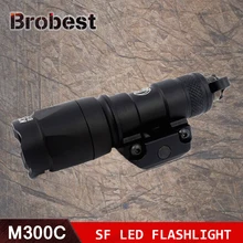 SF M300C тактическое оружие Свет Постоянный/Мгновенный Скаут свет водонепроницаемый винтовка охотничий фонарик подходит 20 мм Пикатинни