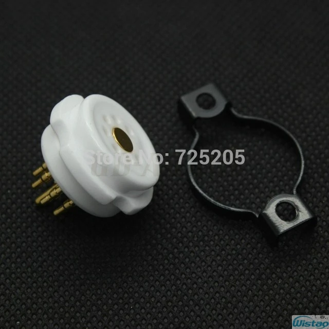 7 контактный позолоченный вакуумный трубчатый патрон Litle Nine Pins 6Z4 6X4 EF95 EZ90 6AQ5 6J1