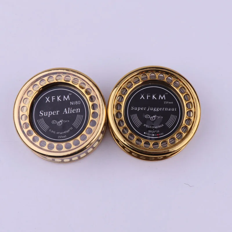XFKM 5M NI80 Super Alien juggernaut Clapton провод для электронной сигареты RDA RTA RBA Атомайзер|atomizer