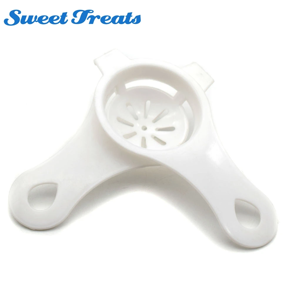 

Sweettreats 2 Pack Egg White Separator Egg Separator Breakfast Egg Whites Strainer Filter Divider Yolk Extractor Baking Tool