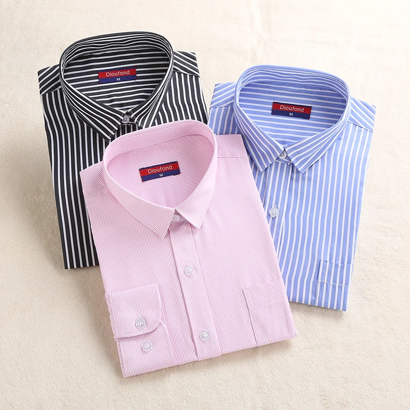 

Shirts Blouses Striped Blouse Blusas Mujer Korean Ladies Tops Blusas Y Plus Size Clothing 5xl Chemise Femme Camisa Mujer 2019
