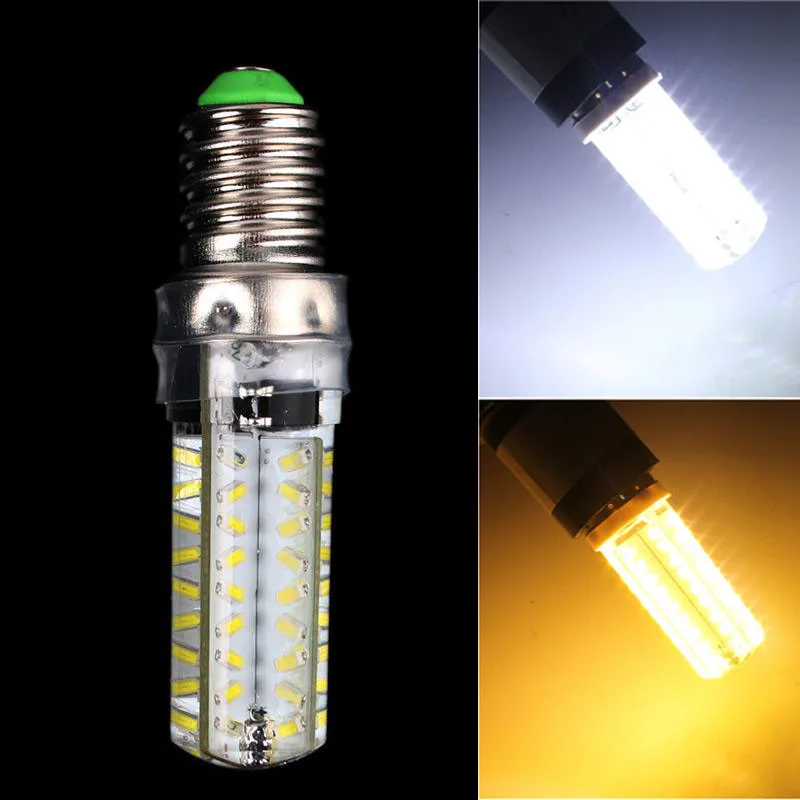 Dimmable 7W E14 3014 SMD 72 LEDs Droplight Silicone Body Bulb AC 220V Crystal Chandeliers LED Light Lamp 5pcs/lot | Освещение
