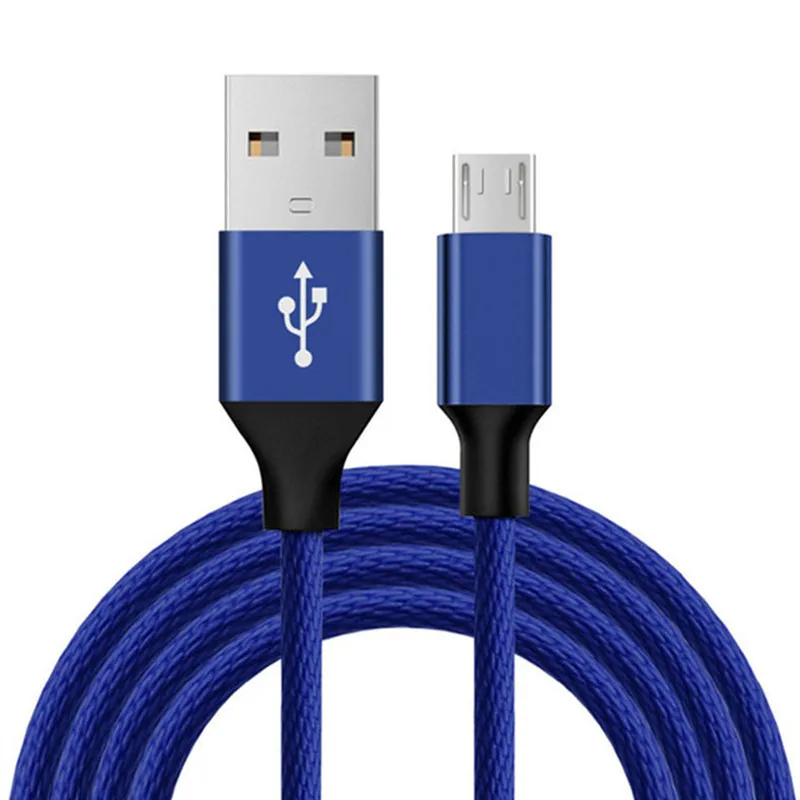 EU QC 3 0 быстрое USB зарядное устройство 1 м нейлоновое микро usb провод для HTC One E9 M7 M8