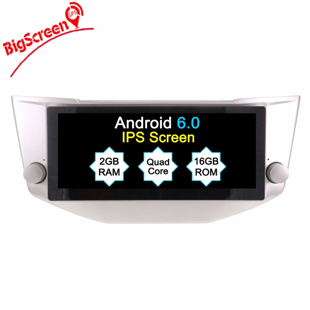 Discount The Newest Android 6.0 Big Screen Car No DVD Player GPS Navi For Toyota Harrier For Lexus RX330 300 350 Radio Headunit Recoder 0