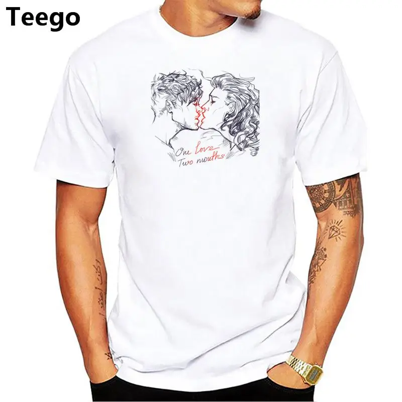 

Larry Stylinson 2018 new summer t-shirt men harajuku T-shirt novelty print girt short sleeve tops