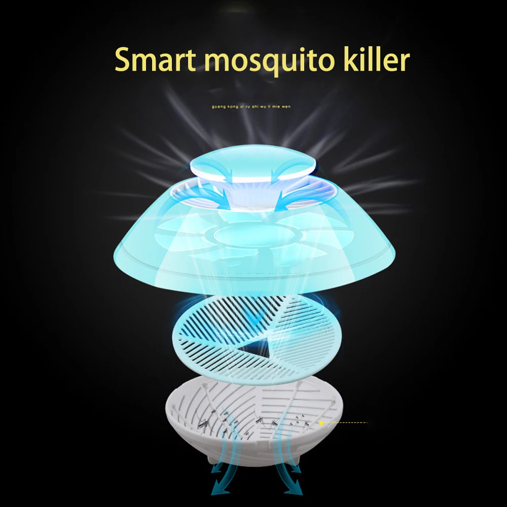 Фотокатализатор USB насекомых Убийца бытовой светодиодный комаров убийца ингаляции лампа для отпугивания насекомых Крытый спальня ночник