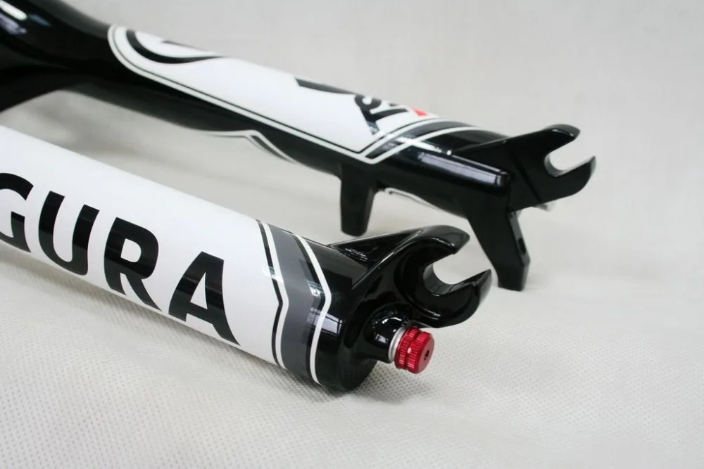 Clearance Magura MTB TS6 X100 Air Fork Manual Dynamic Lockout 1-1/8" SUSPENSION FORK WHITE / BLACK 5