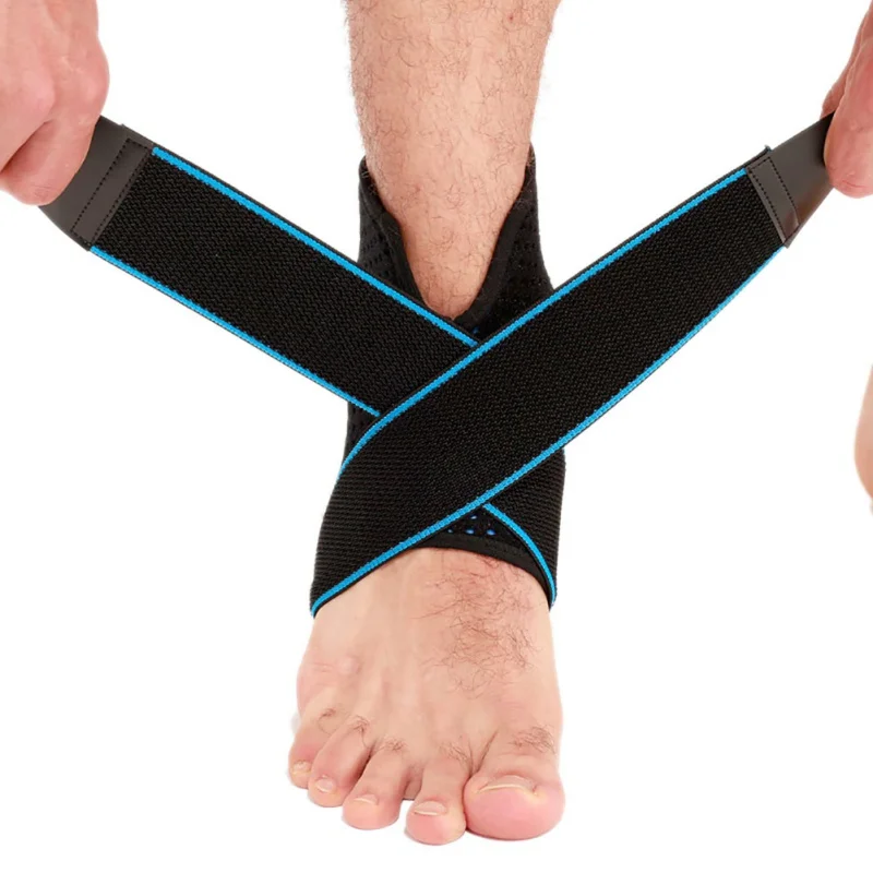 

1 pcs Sport Ankle Brace Protector Adjustable Breathable Ankle Support Pad Protection Elastic Brace Support Football 2018