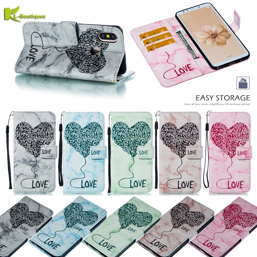 

Xiaomi 6X Case on sFor Coque Xiaomi Mi 6x Cover for Xiaomi Mi6x Xiaomi Mi A2 Luxury Vintage Wallet Flip Leather Protective Cases
