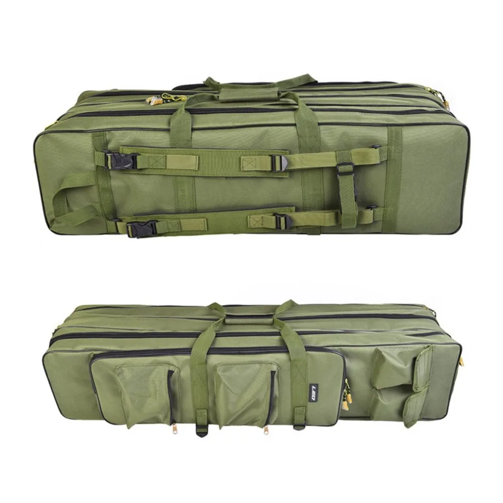 

LEO three-layer Foldable European library fishing shoulder fishing bag] fishing gear backpack