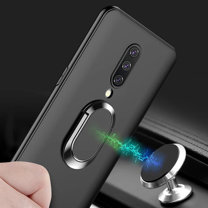Чехол для Xiaomi Redmi K20 Pro мягкий силиконовый тонкий чехол с кольцом-подставкой