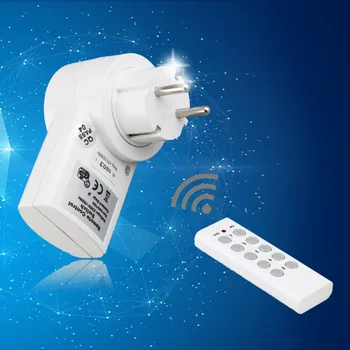 

Hot Sale 5p Wireless Power Switch Sockets+1 Remote Controller EU Plug High Performance Wireless Remote Control Power Switch Plug