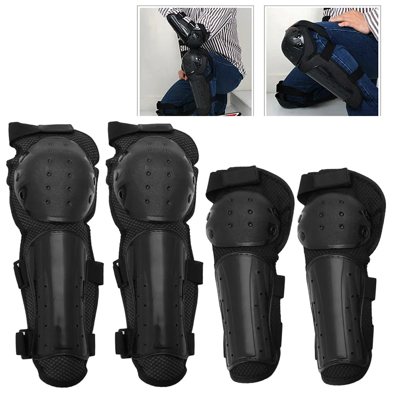Prix pour 1 Set Support Genou Moto Genou Protecteur Brace Protection Coude Pad Genouillère Prix pour 1 Set Support Genou Moto Genou Protecteur Brace Protection Coude Pad Genouillère