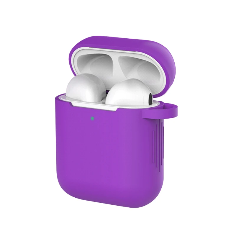 ТПУ Силиконовые Bluetooth беспроводные наушники чехол для AirPods защитный чехол Аксессуары для кожи для Apple Airpods зарядная коробка - Цвет: 18