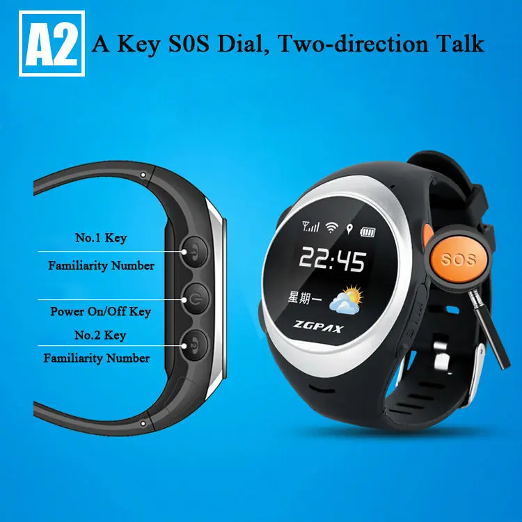 Горячие S888 MTK6260 дети Smart Watch GPS Tracker SmartWatch iOS Bluetooth Smart Watch