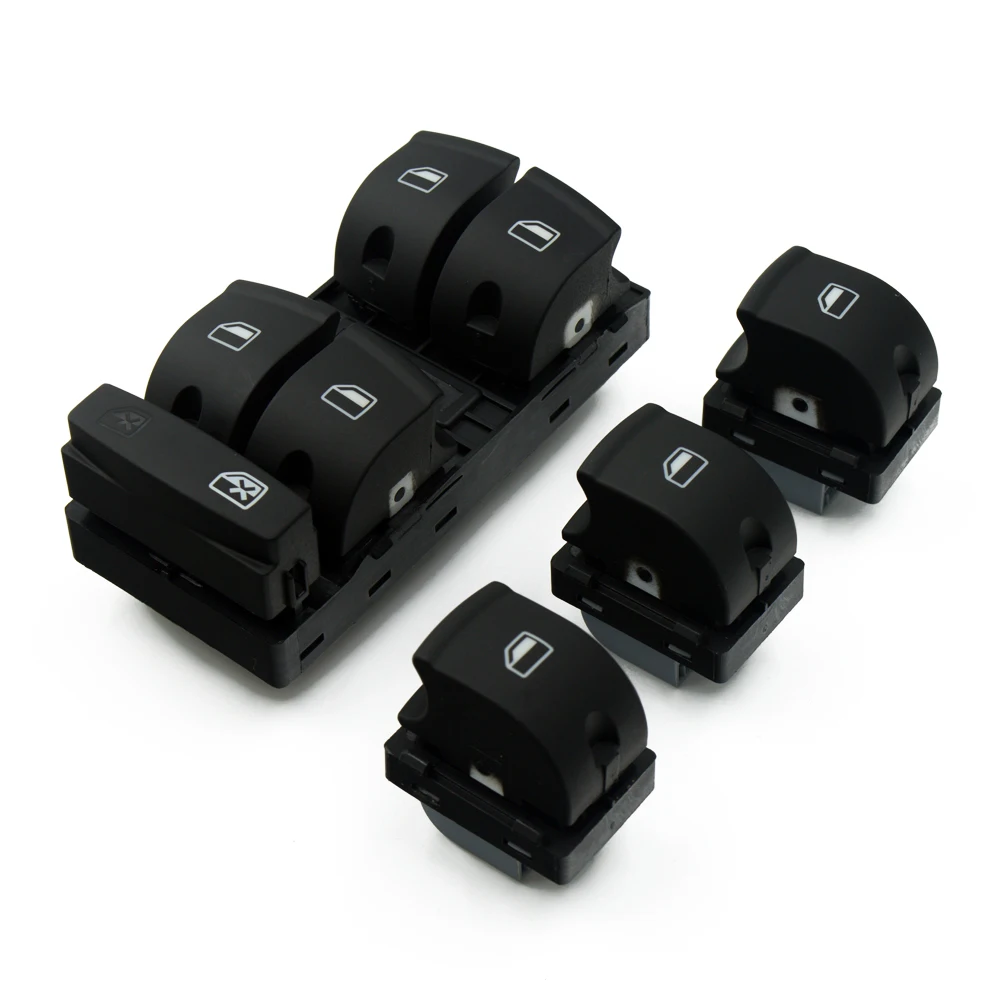 

4 PCS High quality Electric Window Master control Switch Set For AUDI A3 A6 S6 C6 Allroad Q7 RS6 06-07 4F0 959 851F / 4F0959855
