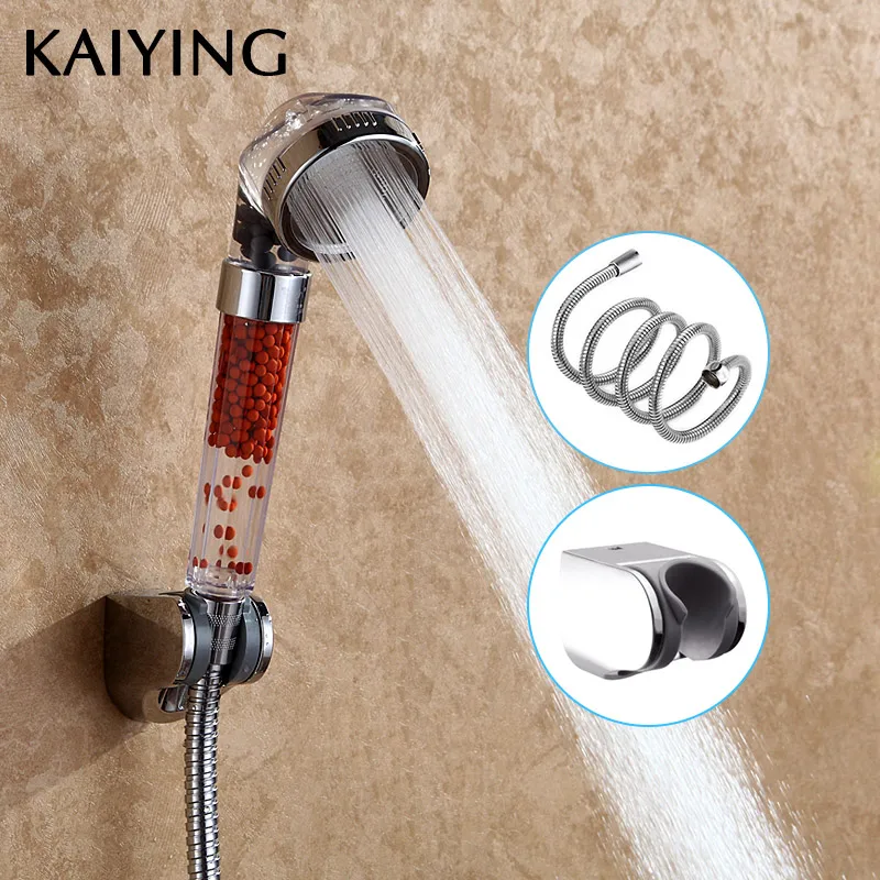 KAIYING Water Saving Shower Head Anion SPA Filtration Handheld Nozzle