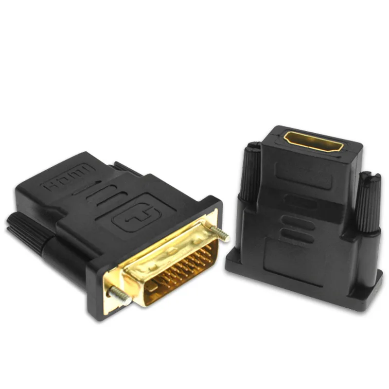 HDMI Женский к DVI D 24+ 1 Pin Мужской адаптер конвертер HDMI DVI кабель переключатель для ПК для HD tv PS3 проектор lcd tv Box tv