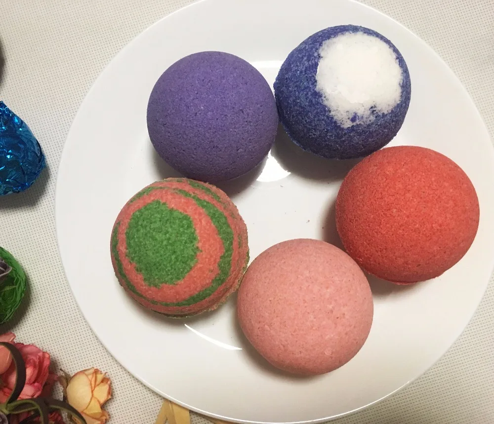 Wholesale 20pcs/lot Bubble Bath Bombs Essential Oil Bath Spa Handmade
