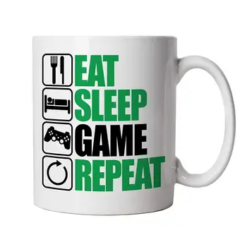 

Eat Sleep Game Repeat Mug