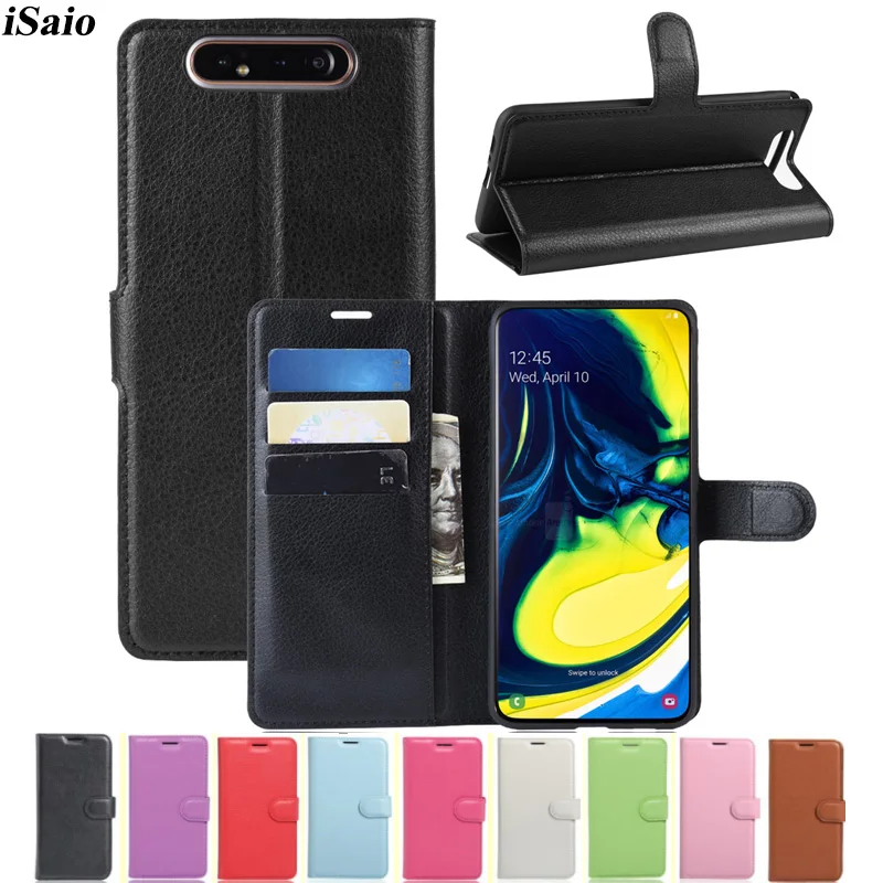 

For Samsung Galaxy A80 A90 Wallet Case Flip Leather Cover For Samsung Galaxy A90 A 90 A 80 Phone Case Stand with Card Holders