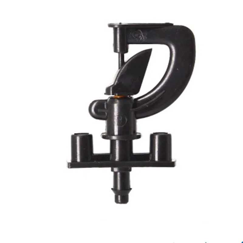 

100pcs/pack Automatic Irrigation Sprayer With 1/4" Barb Garden Micro Sprinkler Equipment Greenhouse Rotating Nozzle M107