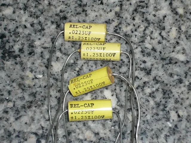 

[SA]REL-CAP U.S. RT 1% 0.0225UF100V tin film series Need friction machine--10pcs/lot