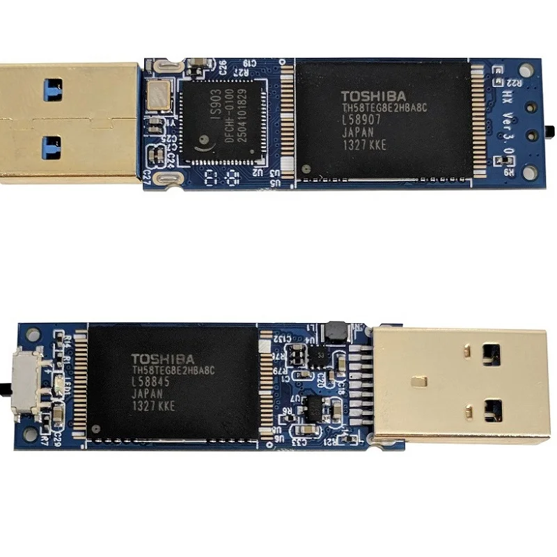 USB3.0 64G 12G 256G MLC защиты записи покрытия флэш диск IS903 накопитель прозрачный SLC metalcase