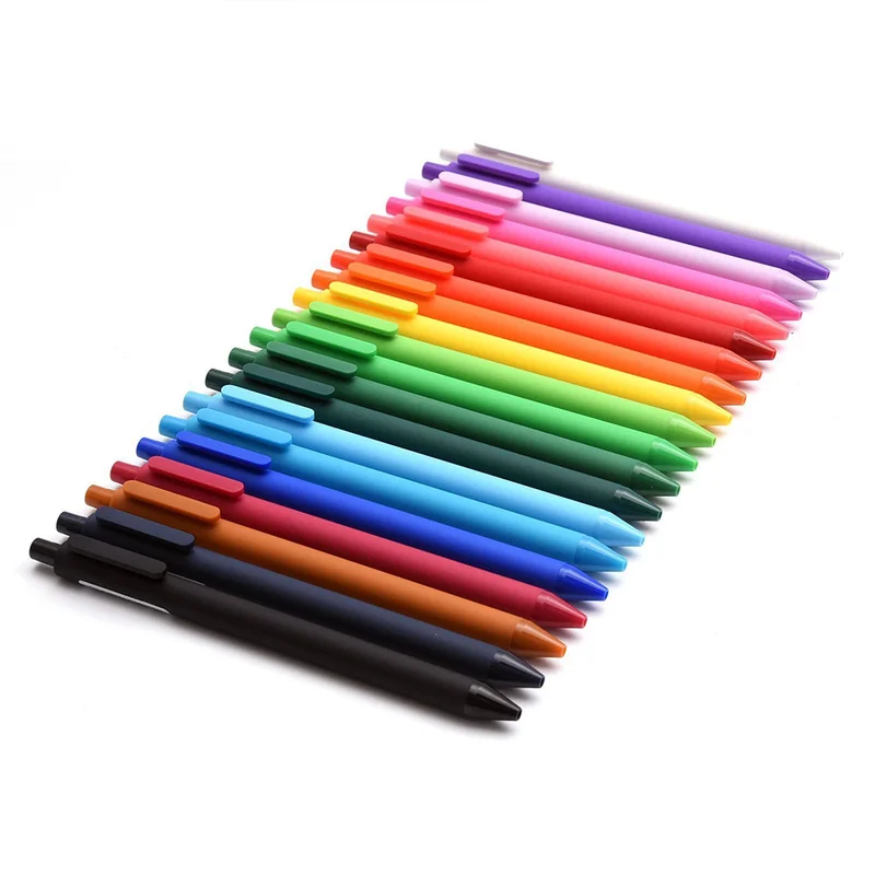 Gel Pen Stationery - 20pcs/set Kawaii Candy Color Gel Pens Kids 0.5mm Cute  Colored - Aliexpress