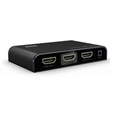 New HDMI 2.0 Splitter 1×2 2Kx4K 1 Input 2 Output Repeater Switch Box Hub 3D 1080p 4K@60Hz and HDCP2.2 For DVD HDTV