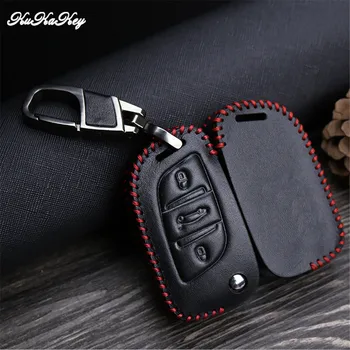 

Car Key Case Cover For Citroen C1 C2 C3 C4 C5 C4l DS5 Xsara Grand Picasso Berlingo Key rings chain Protective Key Shell Skin Bag