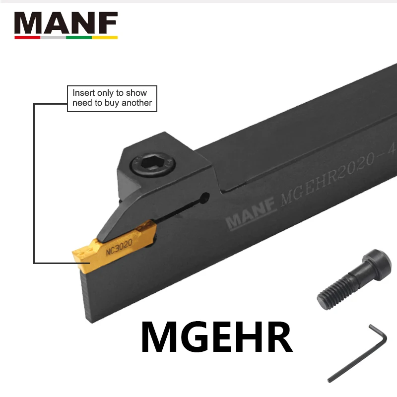 

MANF Lathe Turning Tool MGEHR2020 MGMN Cut Off Grooving Tool Lathe Tools Holder Holder Lathe Cutter Lathe Lool