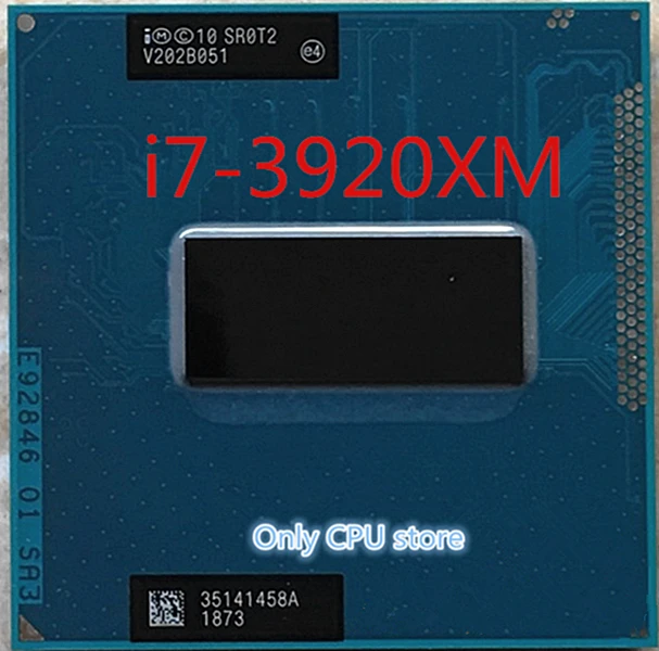 Процессор Intel I7-3920XM SR0T2 I7 3920XM SROT2 2,9G-3,8G/8 M